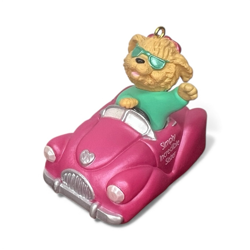 Hallmark Keepsake Ornament 1994 Simply Incredible Sister Convertible Car